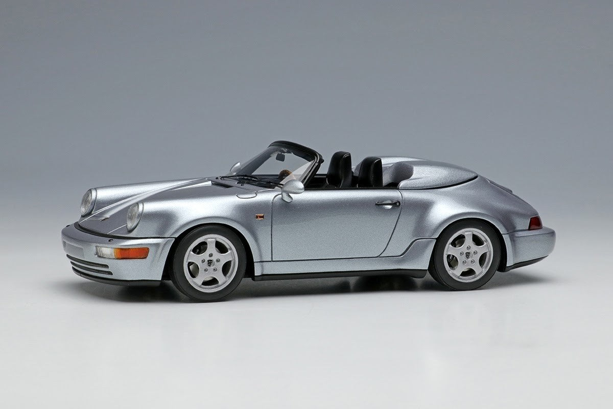 Make Up EIDOLON VM166A 1/43 Porsche 911 964 Speedster Polar Silver Finish 1993