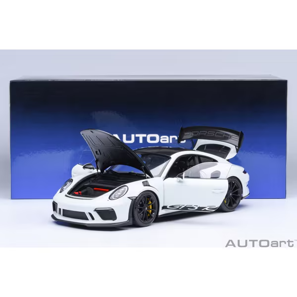 AUTOart 78176 1/18 Porsche 911 991.2 GT3 RS Weissach White Diecast