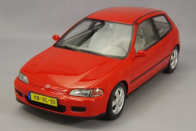 Triple9 T9R1800100 1/18 Honda Civic EG6 1992 Red Resin