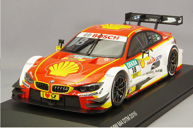 Norev 80432413775 1/18 BMW M4 DTM Shell #18 2016 Multi Color Diecast