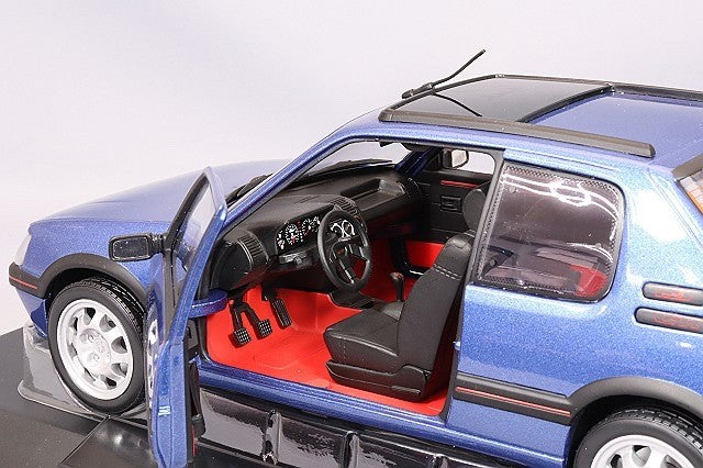 Norev NO184844 1/18 Peugeot 205 GTi 1.9 With Sunroof 1992 Miami Blue Diecast
