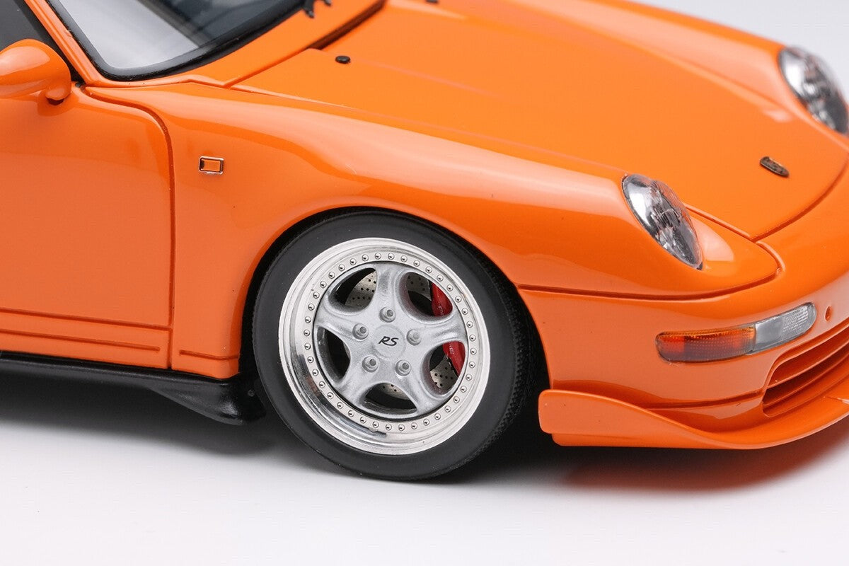 Make Up  VISION VM096J 1/43 Porsche 911 993 Carrera RS 1995 Japan ver. Orange