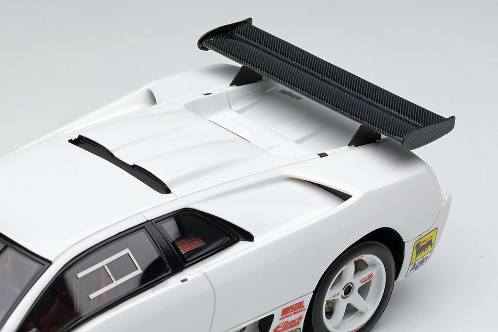 EIDOLON EM785B 1/43 Lamborghini Diablo SVR Racing 1996 White White Wheels Resin