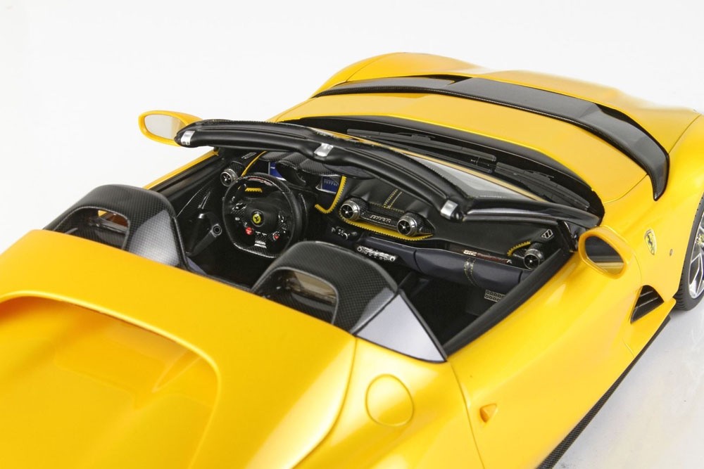 BBR P18209AV 1/18 Ferrari 812 Competizione A 2021 Giallo Tristrato Ltd 200pcs