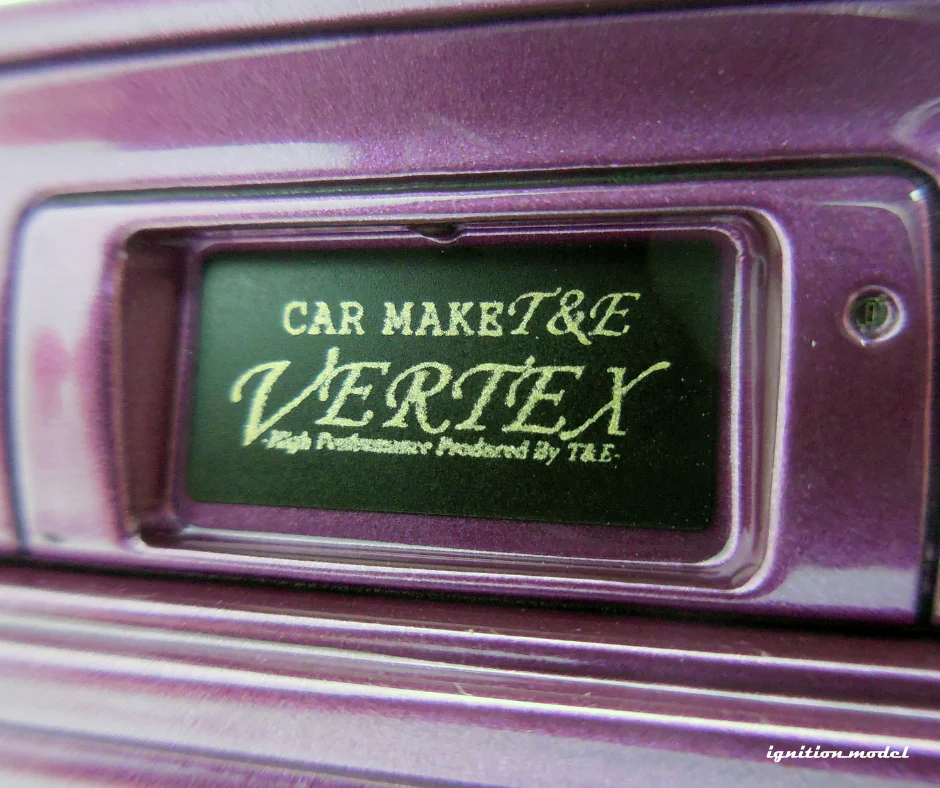Ignition Model IG3320 1/18 VERTEX Toyota Chaser JZX100 Purple Metallic Resin