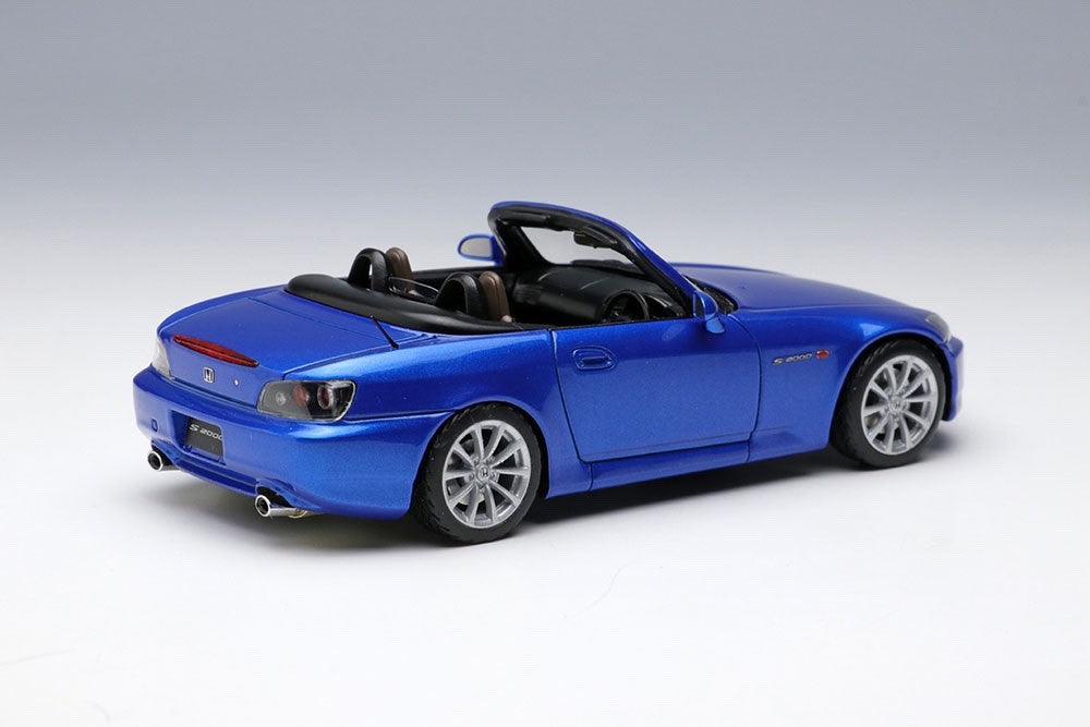 Make Up EIDOLON EM677A 1/43 Honda S2000 AP2 2005 Bermuda Blue Pearl Resin