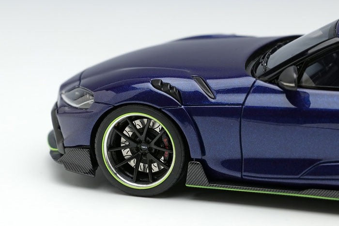Make Up EIDOLON EM595G 1/43 TOM'S GR Supra 2020 Deep Blue Metallic Limited 30pcs