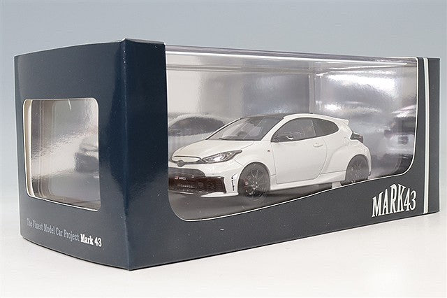 MARK43 PM43145BPW 1/43 Toyota GR Yaris RZ High Performance 2024 White Pearl