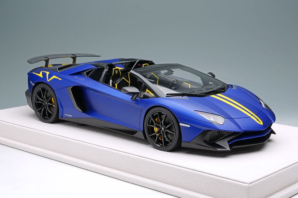EIDOLON EML007G 1/18 Lamborghini Aventador SV Roadster 2015 Candy Blue Ltd 50pcs