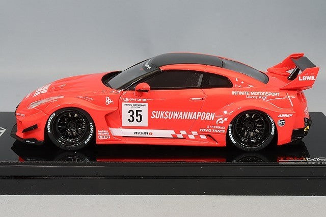 TrueScale TSMV0010 1/43 LB-Silhouette WORKS GT Nissan 35GT-RR Ver.1 2023 Red