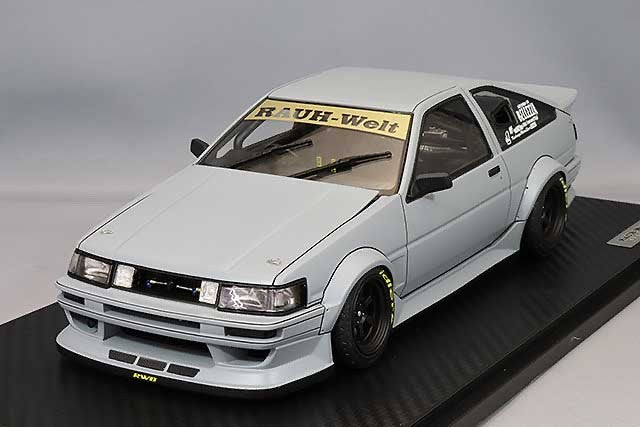 Ignition Model IG2607 1/18 RWB Toyota AE86 Rauh-Welt Matte Gray Resin