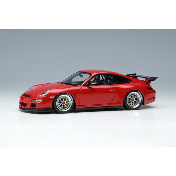 Make Up EIDOLON 1/43 Porsche 911 (997) GT3 RS (BBS Cup Wheel) 2007 Red EM710B