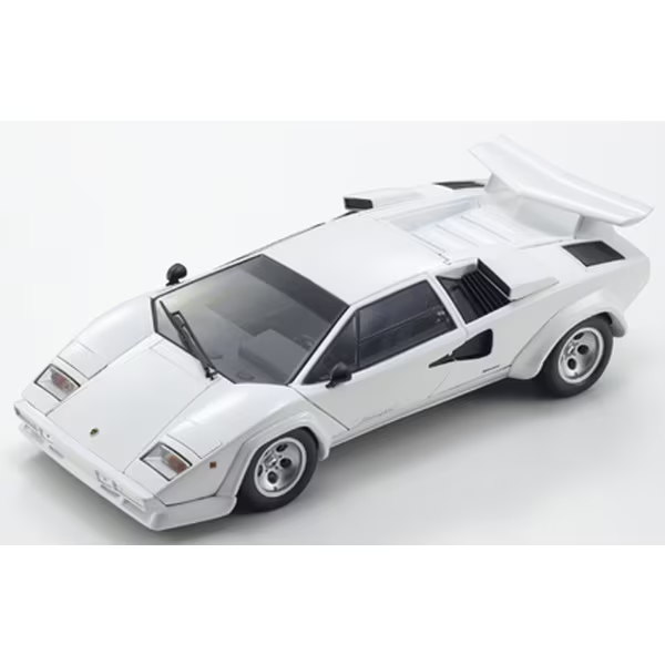 Kyosho KS08320WFL 1:18 Lamborghini Countach LP400S White Diecast Model Car
