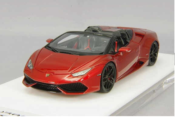 Make Up EIDOLON EM342B1 1/43 Lamborghini Huracan LP610-4 Spyder Candy Red 2015