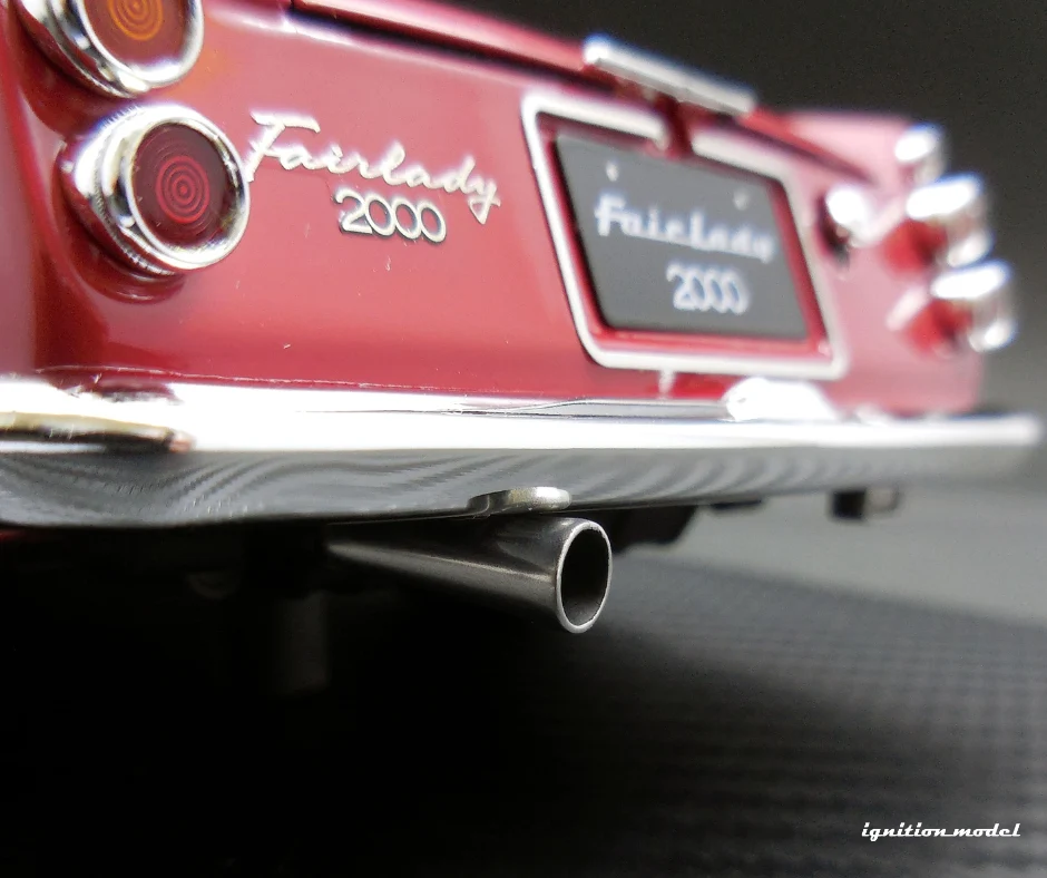 Ignition Model IG2710 1/18 Datsun Fairlady 2000 SR311 Roadster Burgundy Red