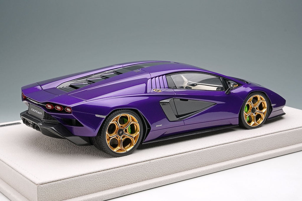 Make Up EIDOLON EML160E 1/18 Lamborghini Countach LPI 800-4 2022 Viola Pasifae