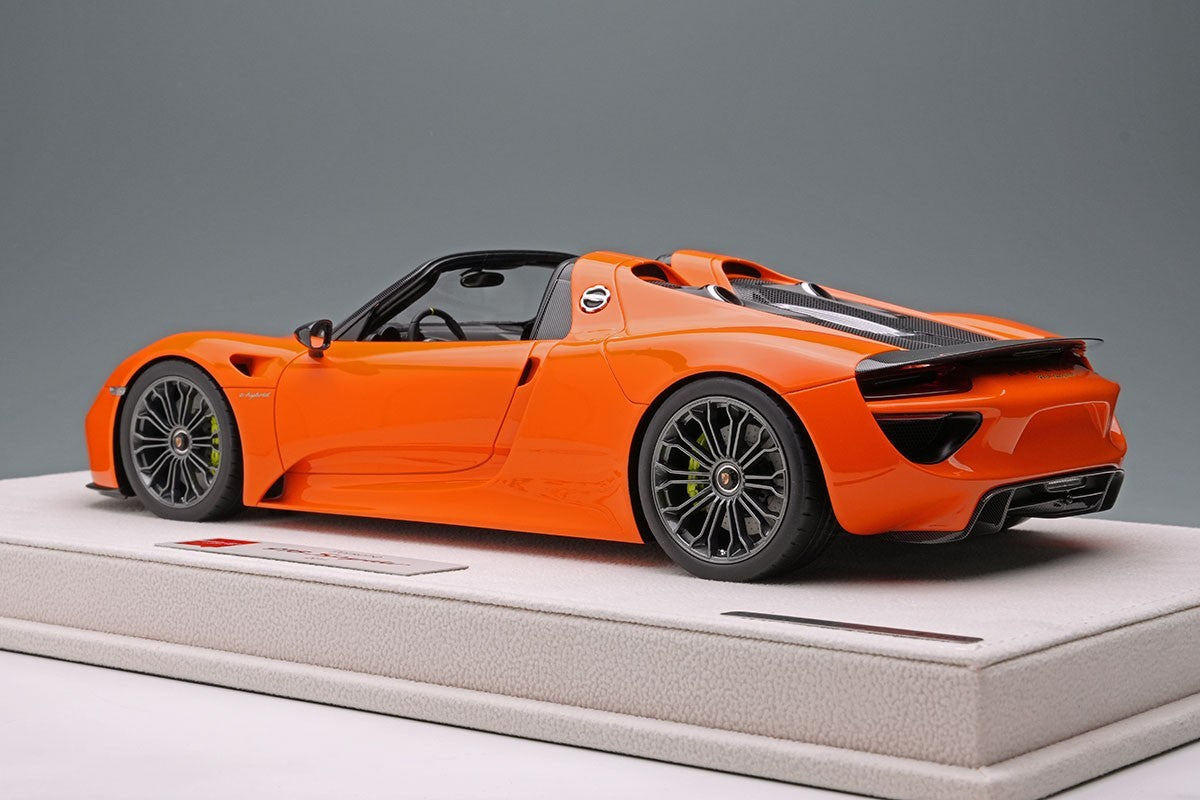 Make Up EIDOLON EML045H 1/18 Porsche 918 Spyder 2011 GT3 Orange Limited 100pcs