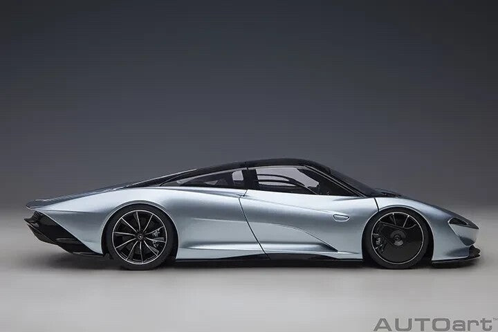 AUTOart 76086 1/18 McLaren Speedtail – Metallic Light Blue (Composite Diecast)