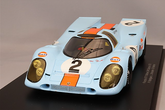 Spark S18DA70 1/18 Porsche 917K Daytona Winner 1970 #2 Multi Color Resin