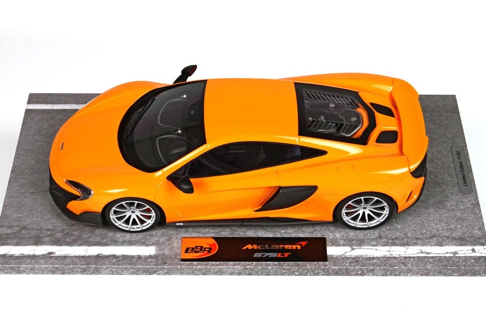 BBR BBRC1814B 1/18 McLaren 675LT 2015 McLaren Orange Resin Limited 60pcs
