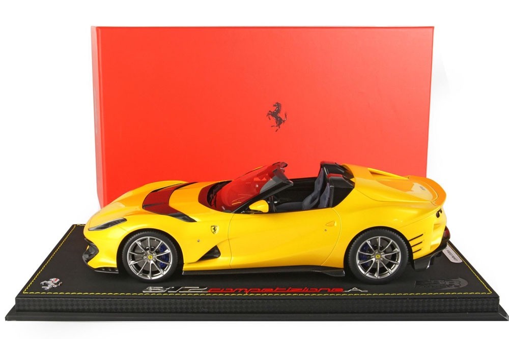 BBR P18209AV 1/18 Ferrari 812 Competizione A 2021 Giallo Tristrato Ltd 200pcs