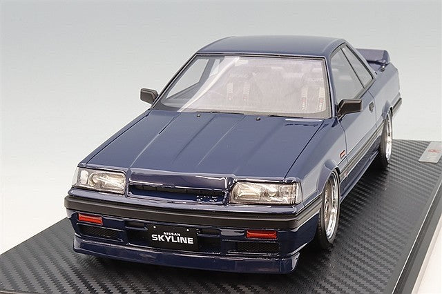 Ignition Model IG4008 1/18 Nissan Skyline GTS-R R31 Blue Black Resin