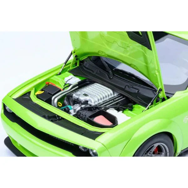 AUTOart 71769 1/18 Dodge Challenger SRT Super Stock 2023 Green Diecast