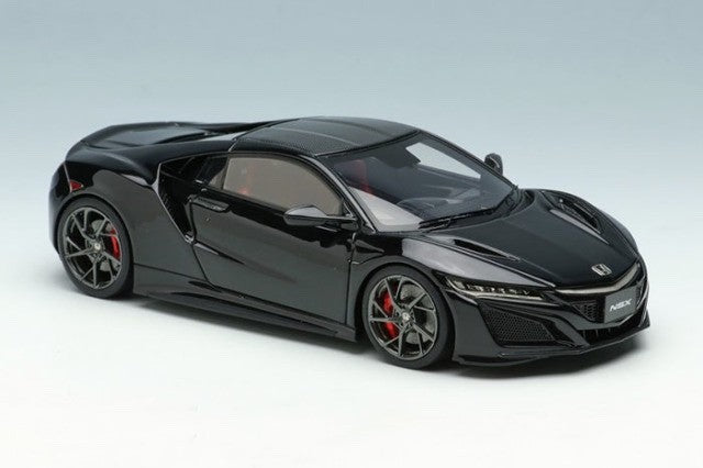 Make Up EIDOLON EM430F 1/43 Honda NSX NC1 Berlina Black/Red Interior 2016