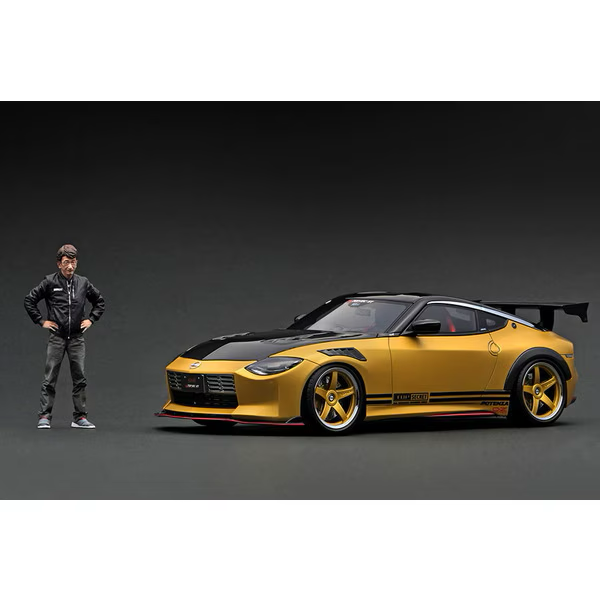 ignition model IG3383 1:18 TOP SECRET Fairlady Z RZ34 With Mr. Smokey Nagata JDM