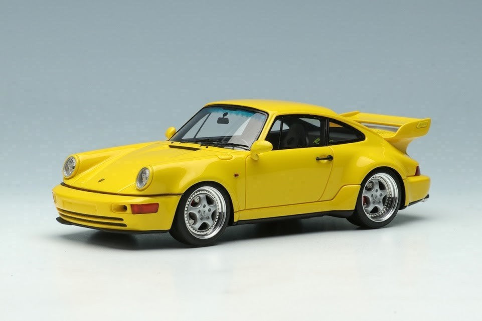Make Up VISION VM156B 1/43 Porsche 911 964 Carrera RS 3.8 Speed Yellow 1993