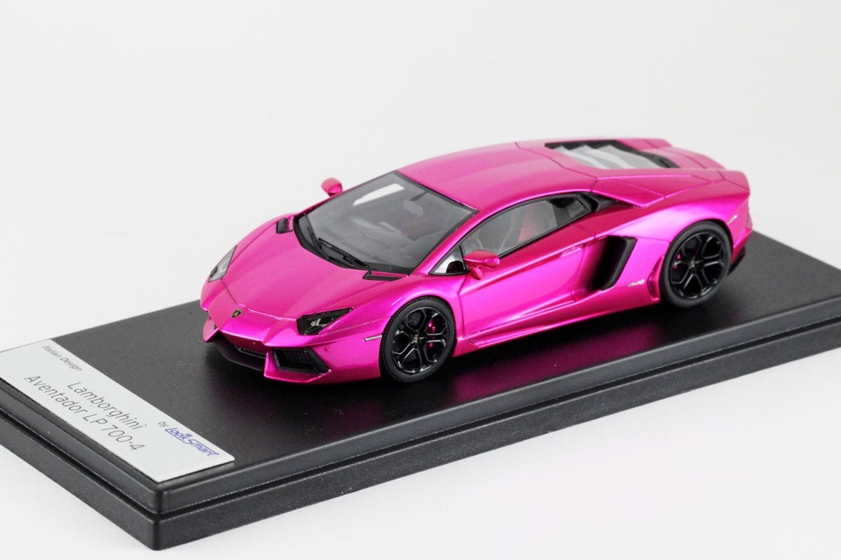 Looksmart LS384G 1/43 Lamborghini Aventador LP700-4 2011 Metallic Pink Ltd 49