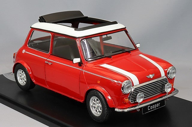 KK Scale KKDC120074R 1/12 Mini Cooper Sunroof Red White RHD Diecast