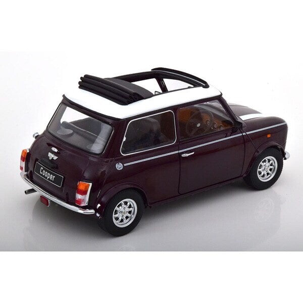 KK Scale KKDC120075R - 1/12 Mini Cooper Sunroof Purple Metallic/White Right-Hand