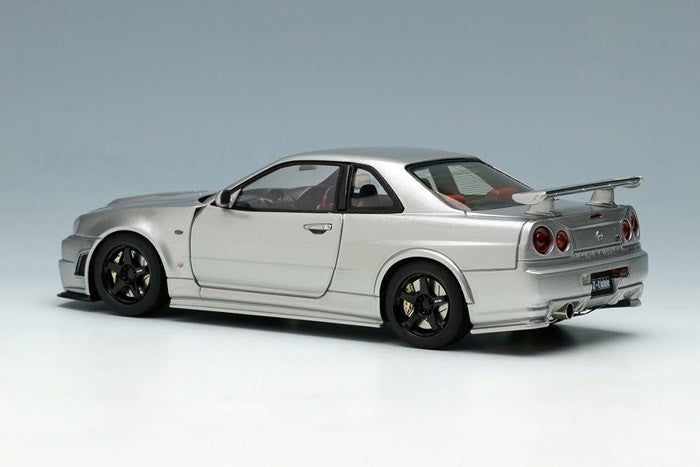 Make Up EIDOLON EM396A 1/43 Nismo R34 GT-R Z-tune Silver
