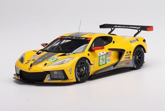 TOP SPEED TS0442 1/18 Chevrolet Corvette C8.R Le Mans 24H 2022 #63 Yellow Resin