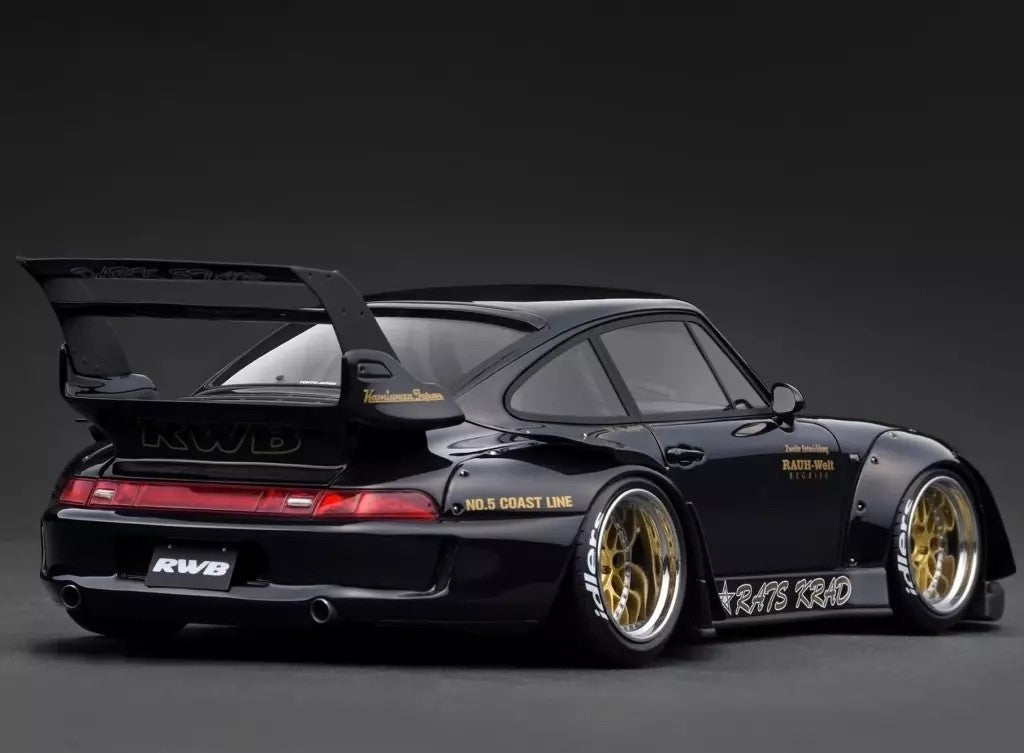 Ignition Model IG3625 1/18 Porsche RWB 993 Black Widebody