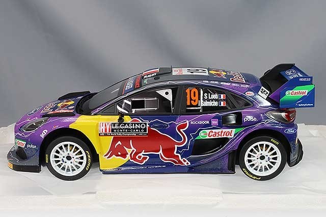 TOP SPEED TS0468 1/18 Ford Puma Rally1 2022 Monte Carlo Winner #19
