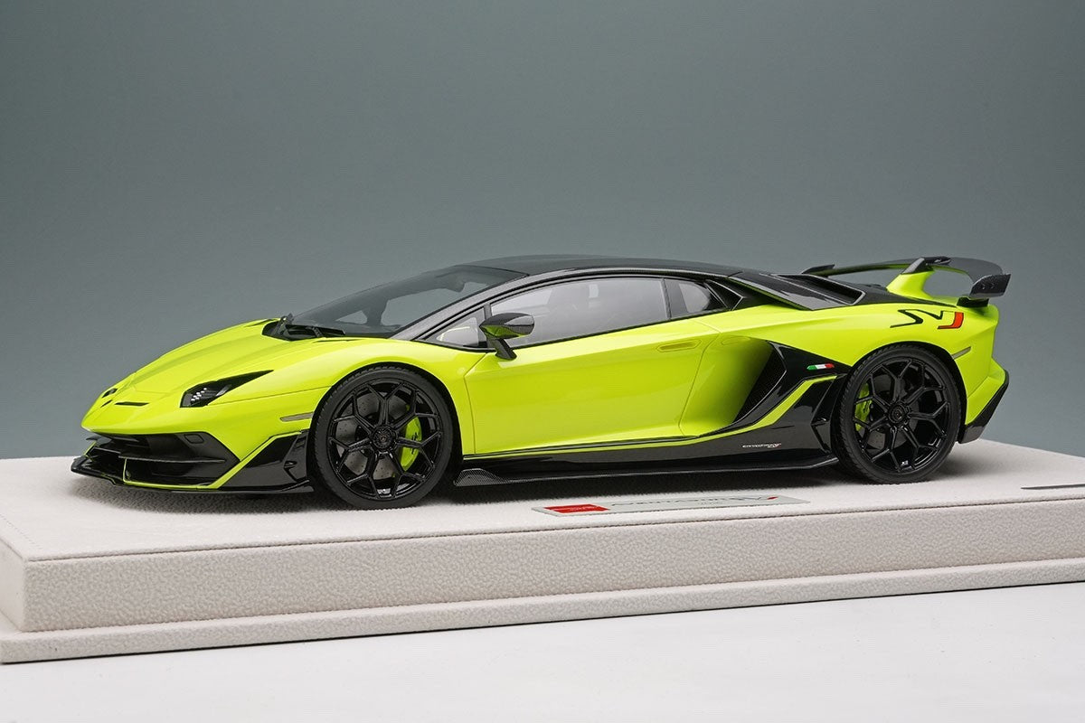 EIDOLON EML025I 1/18 Lamborghini Aventador SVJ 2018 Verde Scandal Resin 50pcs