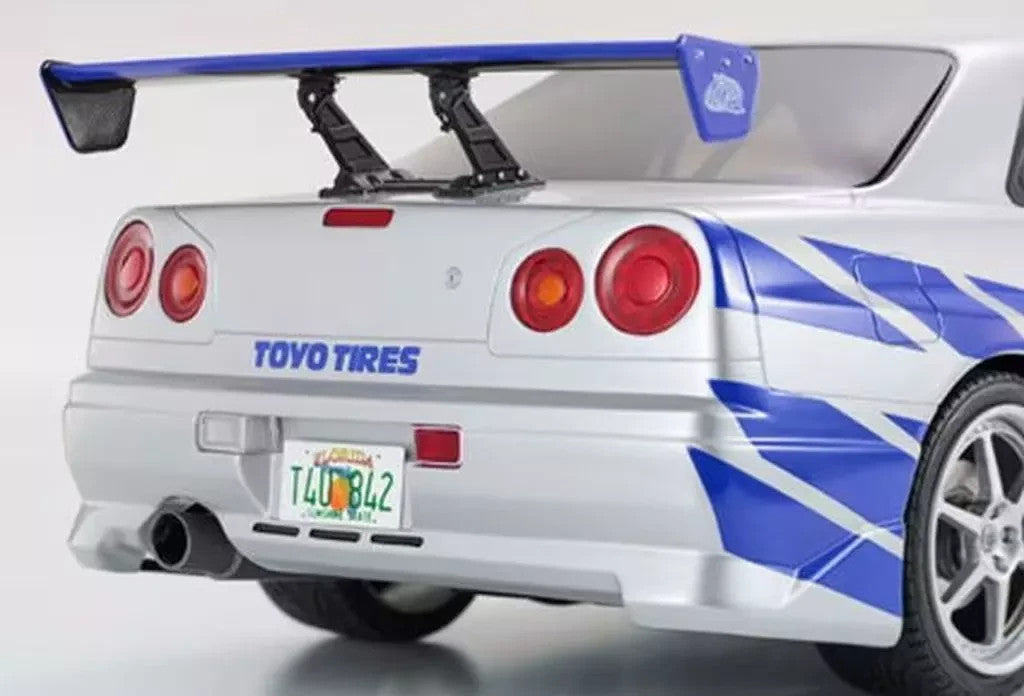 Kyosho KSR12007A 1/12 Nissan Skyline R34 GT-R 2001 Silver Die-cast