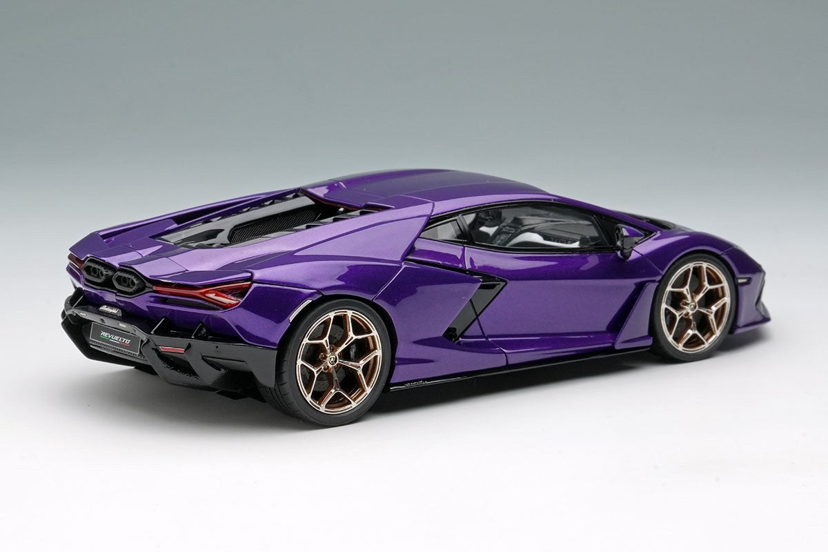 Make Up EIDOLON EM739D 1/43 Lamborghini Revuelto 2024 Viola Pasifae/Black