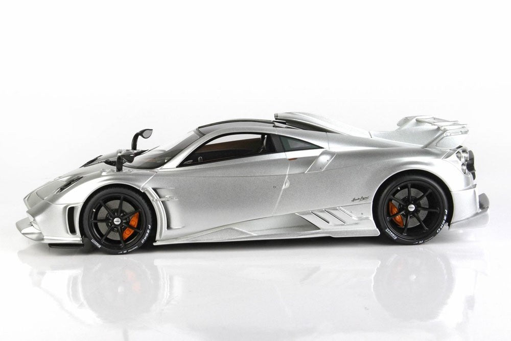 BBR P18192DV 1/18 Pagani Huayra Imola 2020 Titanium Matt Silver Limited 220pcs