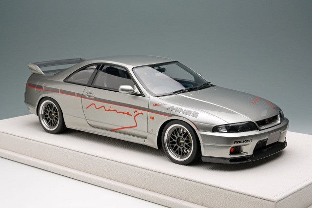 EIDOLON EML179A 1/18 Mine's Skyline GT-R(BCNR33) Sonic Silver Limited 120pcs