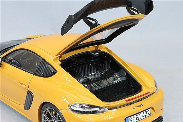 Norev NO187252 1/18 Porsche Cayman GT4 RS 2023 Yellow Die-cast