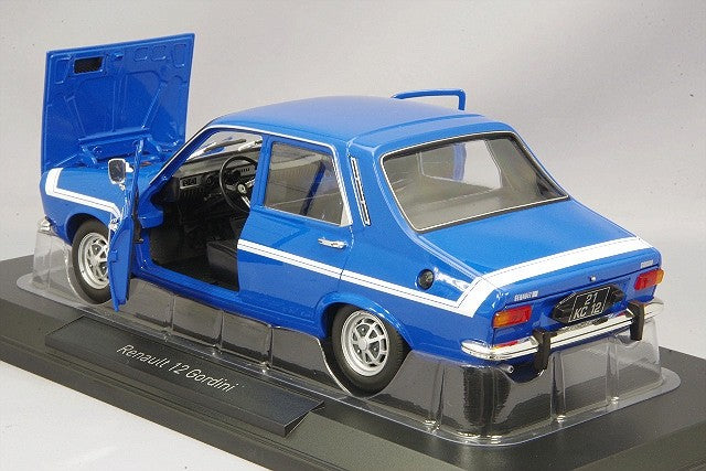 Norev NO185210 1/18 Renault 12 Gordini 1971 Bleu de France Blue Diecast
