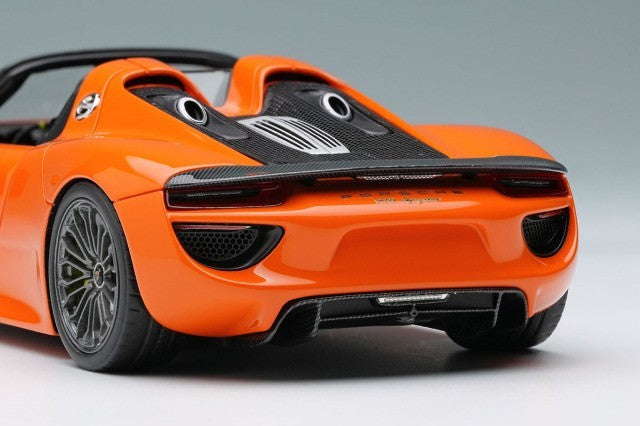 EIDOLON EM568H 1/43 Porsche 918 Spyder 2011 Orange Resin Limited 60pcs