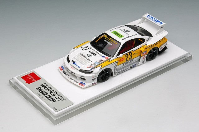 EIDOLON LB026 1/43 Nissan LB-Super Silhouette S15 Silvia White / Yellow Ltd 200