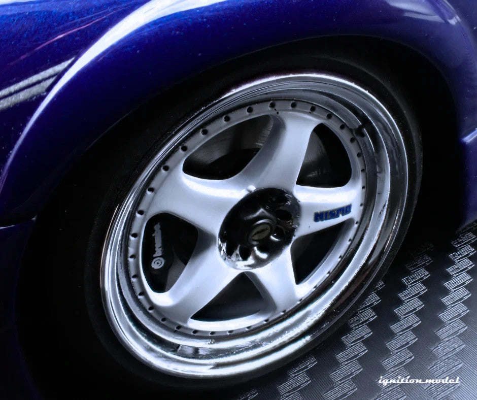 Ignition Model IG3655 1/18 Nissan NISMO 400R R33 Deep Marine Blue Resin
