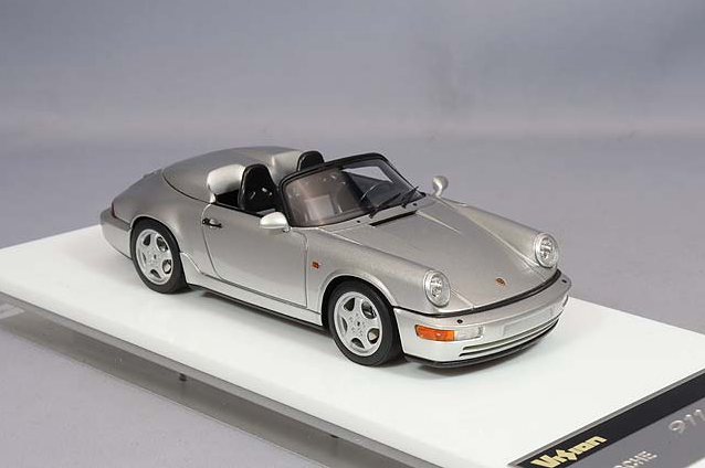 Make Up EIDOLON VM165A 1/43 Porsche 911 964 Carrera 2 Speedster Silver 1993