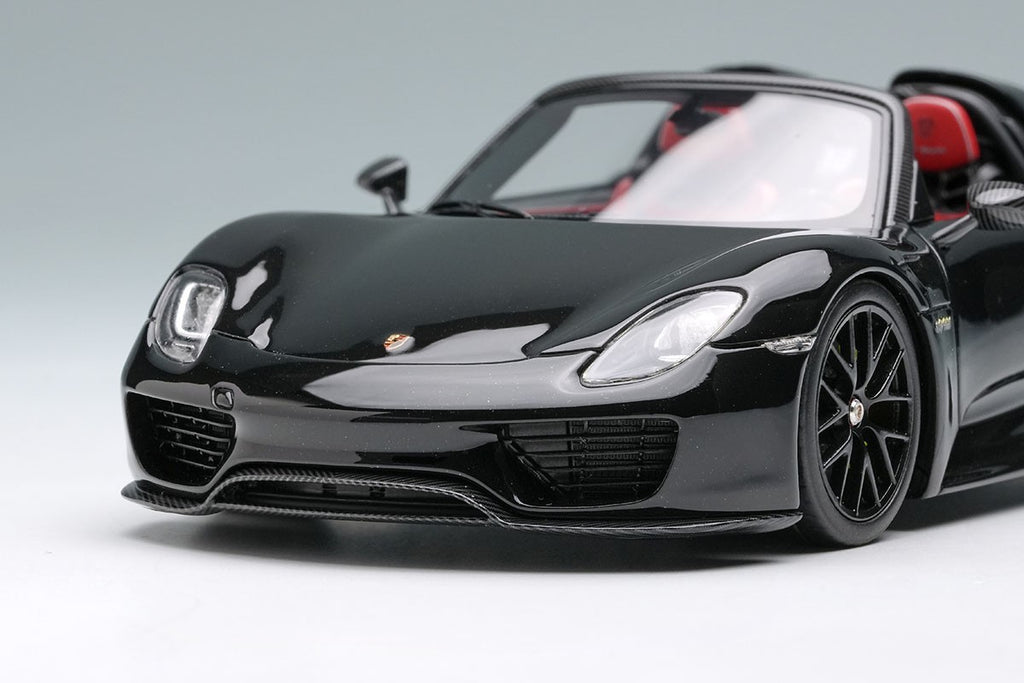 Make Up EIDOLON EM569I 1/43 Porsche 918 Spyder Weissach 2011 Basalt Black