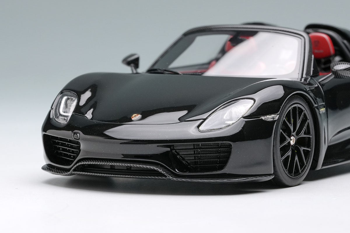 Make Up EIDOLON EM569I 1/43 Porsche 918 Spyder Weissach 2011 Basalt Black